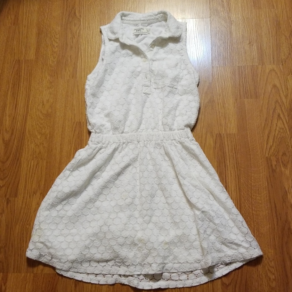 Abercrombie White Sleeveless Dress